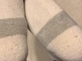 Ebony teen socks up close ASMR