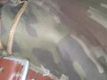 Soldier Rubs One Out In His Uniform Heavy Breathing