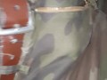 Soldier Rubs One Out In His Uniform Heavy Breathing