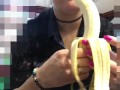 Deepthroating A Long Banana.