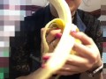 Deepthroating A Long Banana.