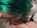 Nerdy Teen Gets Cum On Her Face And Glasses