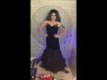Goth e-thot unboxes and tries on Ursula cosplay