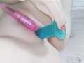 Brazilian blonde teen masturbation solo with adult toys till cum