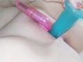 Brazilian blonde teen masturbation solo with adult toys till cum