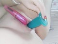 Brazilian blonde teen masturbation solo with adult toys till cum