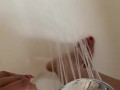 Washing My Sexy Red Christmas Toes 
