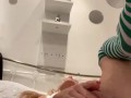 Fucking myself up the arse...