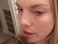 Blonde Gags and Drools POV BBC BJ