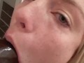 Blonde Gags and Drools POV BBC BJ