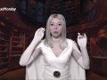 XXXmen: Emma Frost's Kinky Masturbation Show (Mr Hankey's BFG)
