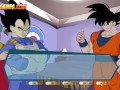 Dragon Ballz - Goku and Vegeta DP fuck with Bulma