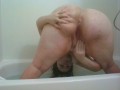 Smoking In The Tub And Having Multiple Orgasms From Fucking My Showerhead!