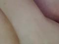 Stuffing pissy panties into my pussy
