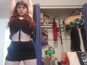 Princess Puppy Kat pisses on Bedroom floor, too lazy.