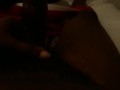 Stroking my dick 