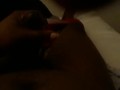 Stroking my dick 