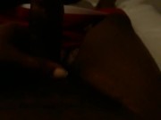 Stroking my dick 