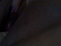 Rubbing my huge clit until I cum. Throbbing clit orgasm