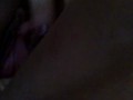 Rubbing my huge clit until I cum. Throbbing clit orgasm