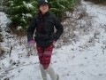 Nerdy Faery Makes A Piss Mess In The SNow