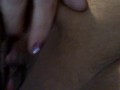 Rubbing my big clit 