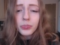 (HIGHLIGHTS) Fetish Custom - Glossy Lips Sucks Fingers, Drools And Spits
