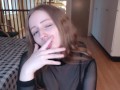 (HIGHLIGHTS) Fetish Custom - Glossy Lips Sucks Fingers, Drools And Spits