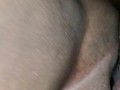 Ebony BBW big clit gets huge pulsating dripping cream pie. ASMR. Close Up.