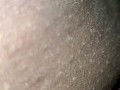 Ebony BBW big clit gets huge pulsating dripping cream pie. ASMR. Close Up.