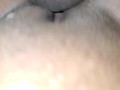 Ebony BBW big clit gets huge pulsating dripping cream pie. ASMR. Close Up.