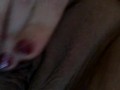 Leopard panties, pink pussy, big clit