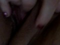 Leopard panties, pink pussy, big clit