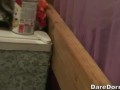 Amateur teen couples fuck in their dorm