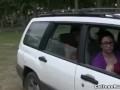 Topless back Riding