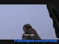PublicAgent Pregnant  takes cash for sex