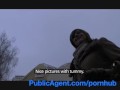 PublicAgent Pregnant  takes cash for sex