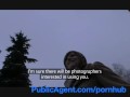 PublicAgent Pregnant  takes cash for sex