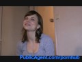 PublicAgent Pregnant  takes cash for sex
