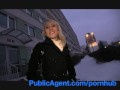 PublicAgent Blonde Laura's ass gets covered in my cum