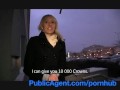 PublicAgent Blonde Laura's ass gets covered in my cum