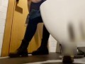 Lesbian MISTRESS FUCKS HARD Straight Girl in PUBLIC TOILET