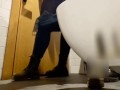 Lesbian MISTRESS FUCKS HARD Straight Girl in PUBLIC TOILET