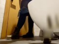 Lesbian MISTRESS FUCKS HARD Straight Girl in PUBLIC TOILET
