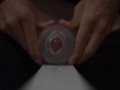 Loud Moaning Fleshlight Fuck - Slow Motion Cumshot - Close UP