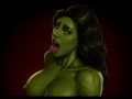 My Lawyer Got Fat Green Tits And Ass - All She-Hulk Scenes - Behind The Doom