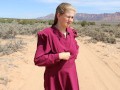 Hot FLDS Women Takes Dress Off & Masturbates In Public | Hot Babe In Prairie Dress