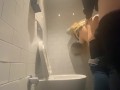CHUBBY SHY GIRL FUCKED BY GF IN PUBLIC TOILET