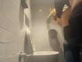 CHUBBY SHY GIRL FUCKED BY GF IN PUBLIC TOILET