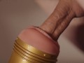 Swedish guy gently fucks his fleshlight
